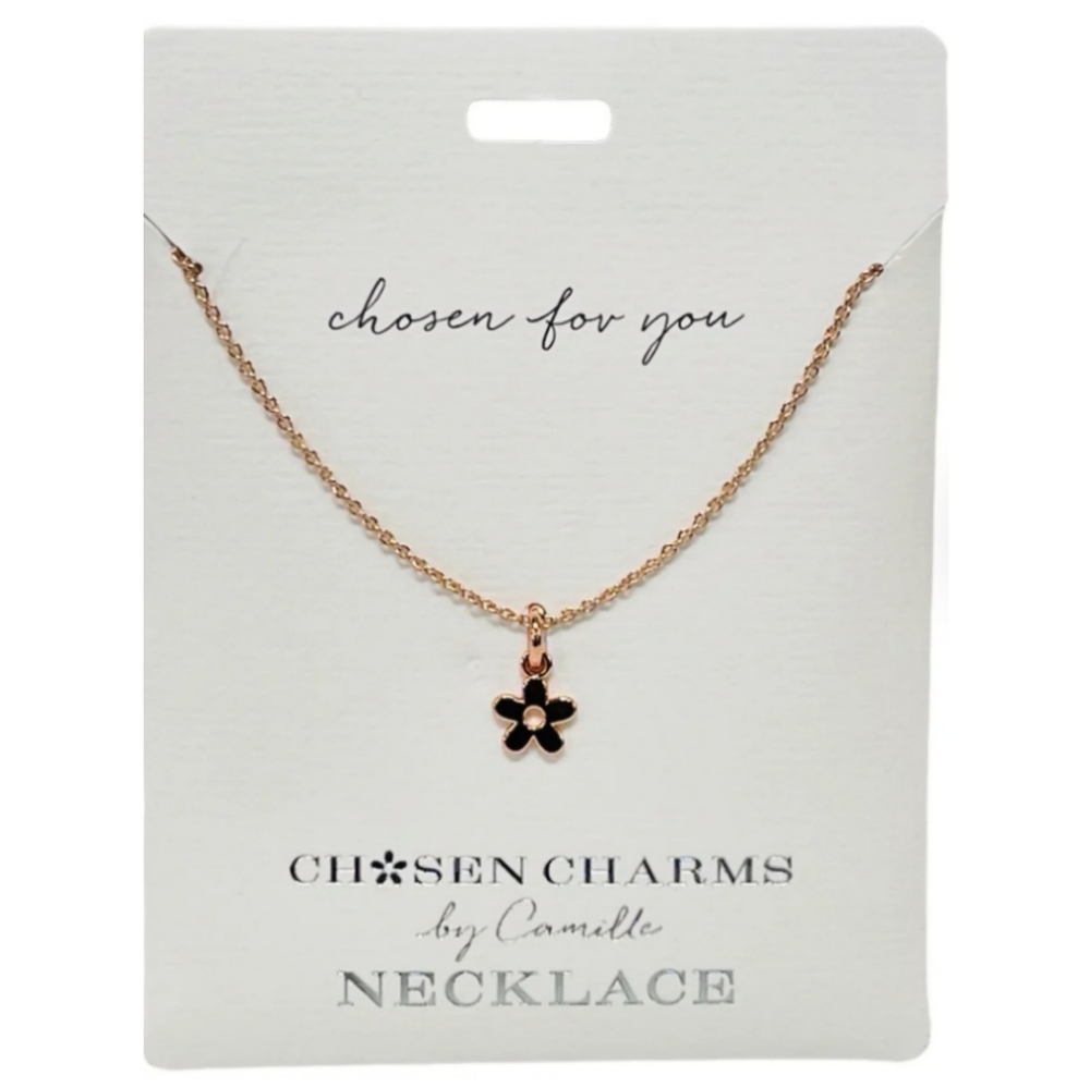 NWT! Chosen Charm Flower Necklace